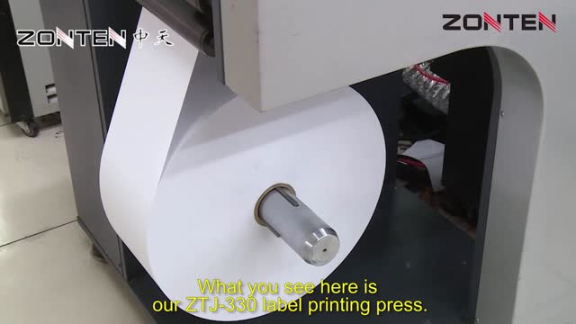 ZTJ-330 Label Printing Press